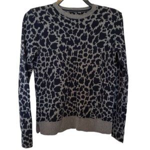 3/$15 Bass Abstract Animal Print Sweater Size XS